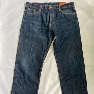 JEAN SHOP BRAND, MEN’S ROCKER,37 MEDIUM, USA,5 POCKET,STRAIGHT LEG ,SELVAGE, VTG